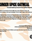 Ginger Spice Oatmeal