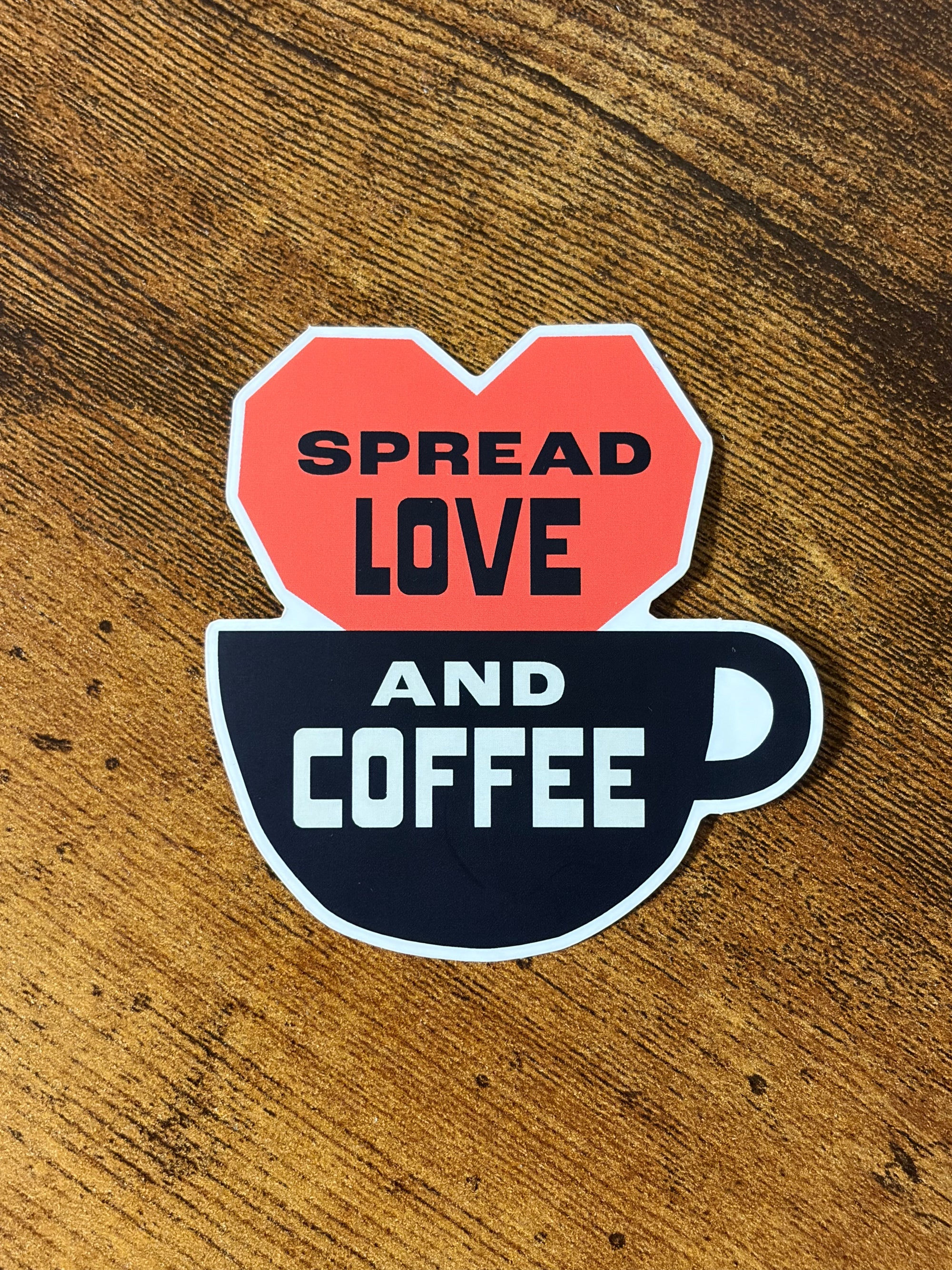 Mug Cutout (Spread Love) Sticker