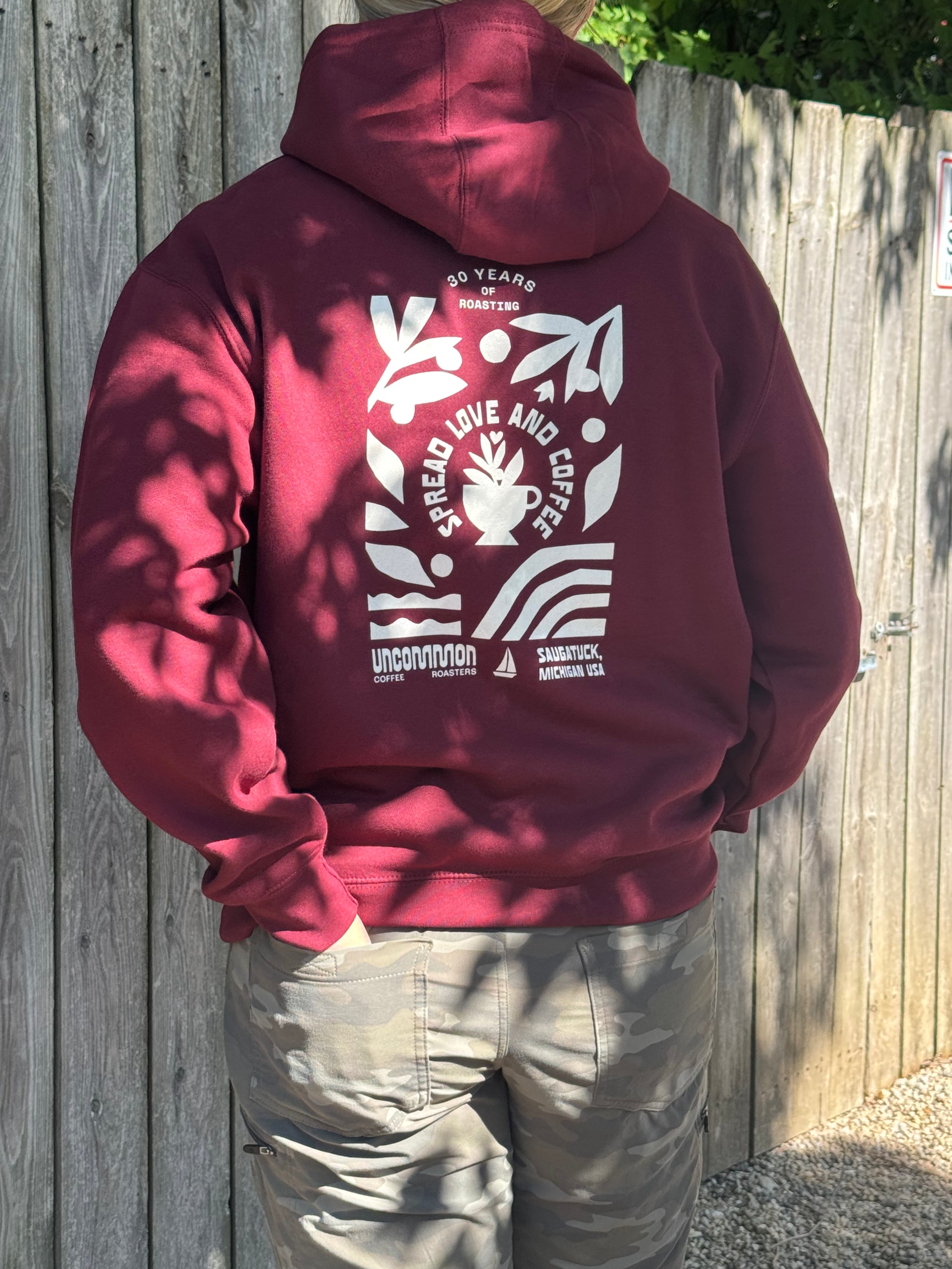 Saugatuck x Uncommon Maroon Hoodie